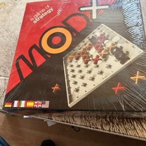 Strategy Board Game - Red and Black